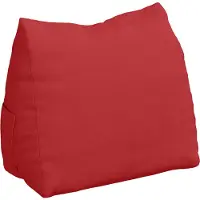 vidaXL - Rugkussen - Rood - 60 - x - 50 - x - 20 - cm - Stof