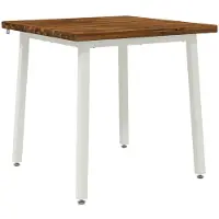 vidaXL Vierkante Eettafel 80 x 80 x 75 cm Massief Acacia Hout