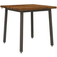 vidaXL Vierkante Eettafel 80 x 80 x 75 cm Massief Acacia Hout