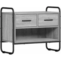 vidaXL Tv-meubel 60 x 30 x 50 cm Grijs Sonoma Bewerkt hout