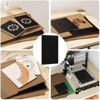 vidaXL Dekplaten, 50 stuks, zwart, eikenlook, 30 x 42 x 0,27 cm