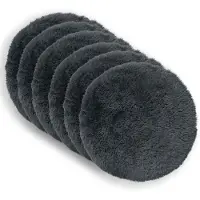 vidaXL Kussen 2 st HEERLEN Antraciet Ø 30 cm PV Fleece