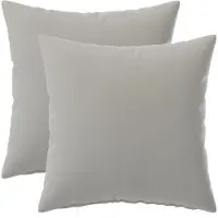 vidaXL Kussensloop 2 st HEERLEN Grijs 50 x 50 cm Polyester