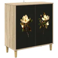 vidaXL Dressoir BREMEN Sonoma 69 x 33 x 75 cm Bewerkt hout