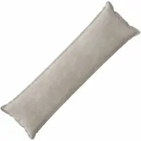 vidaXL Kussensloop HOUTEN Lichtgrijs 40 x 145 cm Chenille Stof
