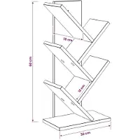 vidaXL Boekenkast in de Vorm van een Boom 4-Tier 30 x 18 x 60 cm