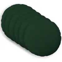 vidaXL Kussensloop 6 st HEERLEN Donkergroen Diam. 30 cm Stof