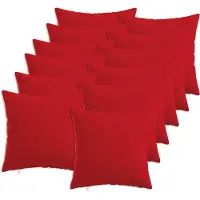 vidaXL Kussen met kussen HEERLEN 12 st Rood Stof
