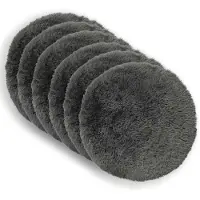vidaXL Kussen 6 st HEERLEN Lichtgroen Ø 60 cm PV Fleece