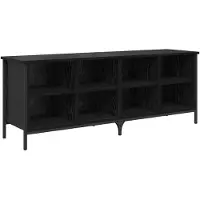 vidaXL Schoenenkast 131 x 35 x 50 cm Geengineerd Hout en IJzer