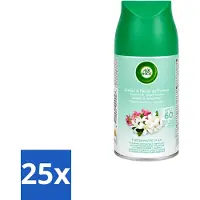 Air Wick 25 x – Navulling – Freshmatic Jasmijn & Appelbloesem – 250 ml - Voordeelverpakking - 25 stuks