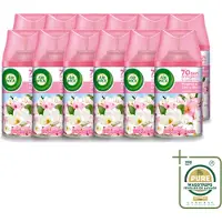 Air Wick 12 x - Luchtverfrisser Navulling - Magnolia & Kersenbloesem - Automatische Spray - 250 ml - Wasstrips - Luchtverfrisser - Geur - Geurverwijdering - Bloemige Geur - Frisheid
