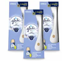 Glade 3 x - Startset Automatische Spray - Pure Clean Linen - 269 ml - Voordeelverpakking - 3 stuks