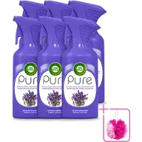 Air Wick 6 x - Luchtverfrisser Spray - Paarse Lavendel - 250ml - Bulkverpakking - Luchtverfrisser - Douchemop - Lavendel