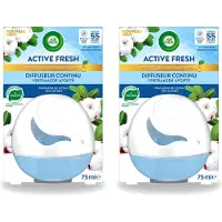 Air Wick 2 x – Luchtverfrisser – Deco Sphere Katoen – 75 ml - Voordeelverpakking - 2 stuks