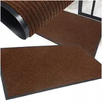 HomeDecor Instapmat Buiten 120x180 cm - Antislip, Vuilafvoerend - Bruin