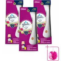 Glade 3 x - Automatische Spray - Relaxing Zen - 269 ml - Bulkverpakking - Automatische geurverfrisser - Douchemop - Rustgevende geur