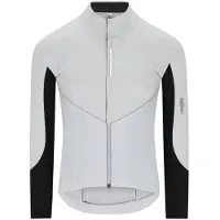 Q36.5 Dottore Hybrid Que wielershirt lange mouwen grijs/zwart, Maat M