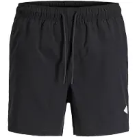 Jack & Jones Zwemshorts 'JPSTMaui Tropic' pastelblauw / zwart