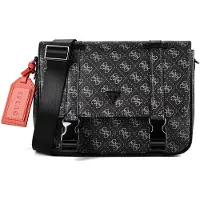 GUESS Milano Messenger 27 cm zwart