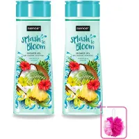 Sence 2 x - Tropical Joy & Coconut - Douchegel - Exotisch - 300 ml - Bulkverpakking - Douchegel kokos - Douchemop - Tropische geur