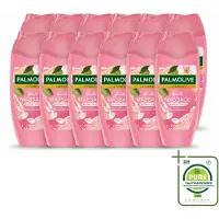 Palmolive 12 x – Douchescrub – Thermal Cherry Blossom – 250 ml - Grootverpakking - Vaatwasstrips - Douchegel - Body Scrub - Exfoliatie - Huid Verzorging - Kersenbloesem