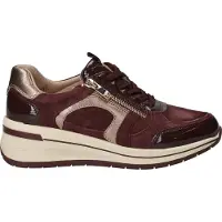 Caprice Sneakers laag rose-goud / bordeaux