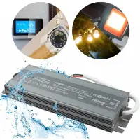 Sarcia.eu Hermetische LED voeding 120W 12V 10A, waterdicht 187x65x22 mm