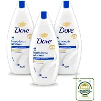Dove 3 x – Douchegel – Hydraterend – 450 ml - Wasstrips - Douchegel - Hydraterende Douchegel - Huidverzorging - Milde Douchegel - Zachte Huid