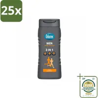 Odorex 25 x – Douchegel – For Men Sport Refresh – 300 ml - Wasstrips - Douchegel Voor Mannen - Sportgeur - Frisheid - Verfrissend - Schuim