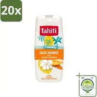 Tahiti 20 x - Douchegel - Wilde Oase - Mango & Gardenia - 315 ml - Grootverpakking - Vaatwasstrips - Douchegel - Mango - Gardenia - Tropisch - Geur