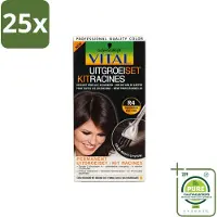 Schwarzkopf 25 x Vital - Haarverf - Uitgroeiset - R4 Donkerbruin - 60 ml - Grootverpakking - Vaatwasstrips - Haarverf - Uitgroeiset - Haarkleur - Donkerbruin - Haarverfening