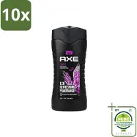 Axe 10 x – Douchegel – Excite – 250 ml - Grootverpakking - Vaatwasstrips - Douchegel - Frisheid - Geur - Mannelijke Geur - Excite