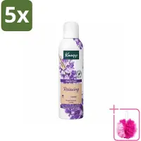 Kneipp 5 x - Douche schuim - Relaxing - Lavendel - 200 ml - Bulkverpakking - Douche schuim - Douchemop - Ontspanning