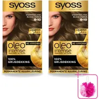 Syoss 2 x Oleo Intense 6-10 Permanente Haarkleuring - Donkerblond - Economische verpakking - 2 stuks