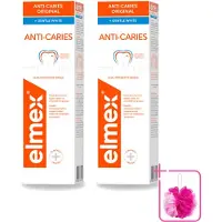 Elmex 2 x - Tandpasta - Anti Cariës Whitening - Dual Protective Shield - 75 ml - Bulkverpakking - Tandpasta anti cariës - Douchemop - Witte tanden