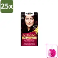 Schwarzkopf 25 x Poly Palette – Haarverf – 45505 Mahoniezwart – 115 ml - Bulkverpakking - Donker haar kleuren - Douchemop - Mahoniezwarte haarkleur