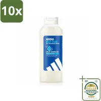 Adidas 10 x – Douchegel – Active Skin & Mind Deep Care – 400 ml - Wasstrips - Douchegel - Hydratatie Na Sport - Huid Verzorging - Intensieve Hydratatie - Gevoelige Huid