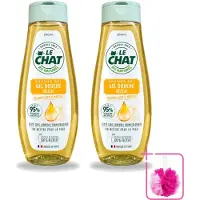 Le Chat 2 x – Douchegel – Marseille – 300 ml - Bulkverpakking - Douchegel - Douchemop - Marseille