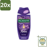 Palmolive 20 x - Arroma Essence - Douchegel - Lavendel & Ylang Ylang - Ultimate Relax - 250 ml - Wasstrips - Douchegel - Ontspanning - Aromatherapie - Lavendel - Ylang Ylang