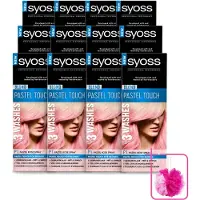 Syoss 12 x Color Blond Pastel Touch P1 Pastel Rose - Haarverf Spray - Pastel Rose - Bulkverpakking - Haarverf Spray - Douchemop - Pastel Rose