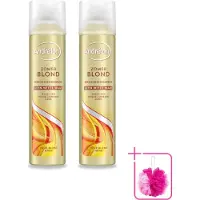 Unilever 2 x - Zomerblond - Droogshampoo - Voor Blond Haar - 245 ml - Bulkverpakking - Zomerblond - Douchemop - Droogshampoo
