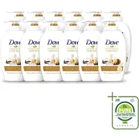 Dove 12 x - Handzeep - Pampering Care - Verzachtend - 250 ml - Grootverpakking - Vaatwasstrips - Handzeep - Shea Butter - Handen Verzorgen - Hydraterende Handzeep - Kalmerende Geur