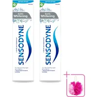 Sensodyne 2 x - Tandpasta - Gentle Whitening - Milde Reiniging - 75 ml - Bulkverpakking - Gevoelige tanden - Douchemop - Tandpasta