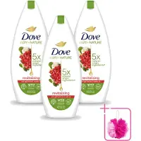 Dove 3 x - Douchegel - Revitalising - Verfrissend - 225 ml - Bulkverpakking - Douchegel - Douchemop - Huidverzorging