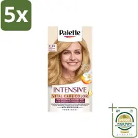 Schwarzkopf 5 x Poly Palette – Haarverf – 8-50 Midden Goudblond – 115 ml - Wasstrips - Haarkleur - Permanent Haarkleuren - Grijsdekking - Midden Goud - Ouder Wordend Haar