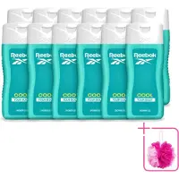 Reebok 12 x - Cool Your Body - Douchegel - 400 ml - Bulkverpakking - Douchegel - Douchemop - Menthol