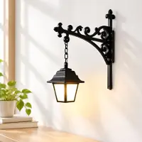 VHV - Boekensteun metaal - Bibliotheeklantaarn - Decoratieve boekenplankverlichting - Boekenkast leeslampjes voor boekenwurmen - Boekenlegger - Antieke LED-boekenhoeklamp