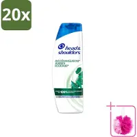 Head & shoulders 20 x - Anti-Roos Shampoo - Jeukende Hoofdhuid - 285 ml - Bulkverpakking - Jeukende hoofdhuid - Douchemop - Anti-roos shampoo