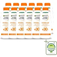 Garnier 12 x - Ambre Solaire - Hydraterende Zonnebrand Melk - SPF 30 - 200 ml - Grootverpakking - Vaatwasstrips - Zonnescherm - Zonnebrandmelk - Hydraterende Zonnebrandmelk - SPF 30 - Zonbescherming